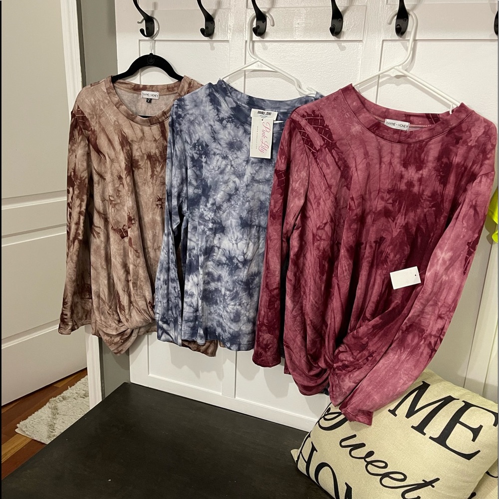 Tie dye long sleeve bundle